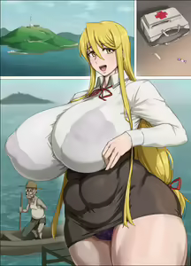 Page 3 of Shizuka Marikawa And The Old Man On The Remote Island - preview thumbnail