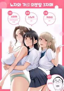 Page 2 of Ogifu-san no Seiyoku Shori wa Watashi tachi Sanshimai no Mochi mawari | 의붓아버지의 성욕처리는 우리들 세 자매의 로테이션 - preview thumbnail