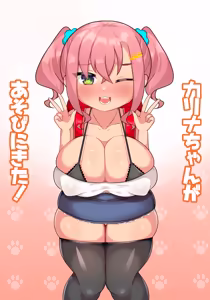Karina-chan Ga Asobi Ni Kita! - hentai manga cover image