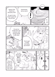 Page 43 of ケモおっさんと布団の上でプロレスごっこ | Futon Pro Wrestling League - preview thumbnail