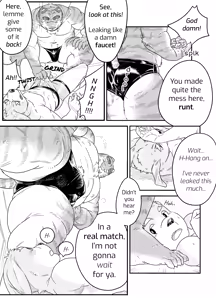 Page 53 of ケモおっさんと布団の上でプロレスごっこ | Futon Pro Wrestling League - preview thumbnail