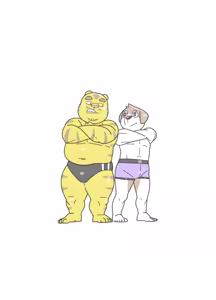 Page 61 of ケモおっさんと布団の上でプロレスごっこ | Futon Pro Wrestling League - preview thumbnail