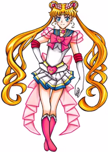 Page 37 of sailor moon art compilation - preview thumbnail