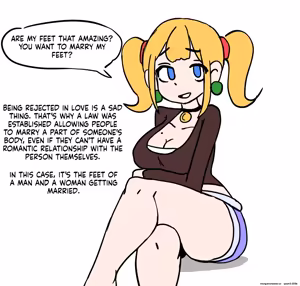 Marrying the feet of the girl I like — hentai manga cover on Fhentai