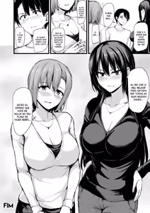 Page 56 of Kyonyuu Ga Futariinai To Bokkishinai Otto No Tame Ni Tomodachi O Tsuretekita Tsuma | Eu não consigo ficar excitado sem dois pares enormes de peitos então minha esposa chamou sua amiga 1-3 - preview thumbnail