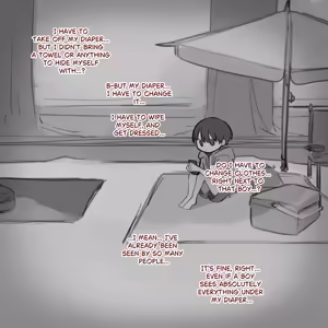Page 33 of Omutsu ni Akogareta Onnanoko I Girl longed for diapers #3 - preview thumbnail