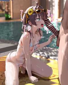 Page 87 of 水着まちゅりとプールで野外青姦フェラなかだし交尾CG集❤ - preview thumbnail
