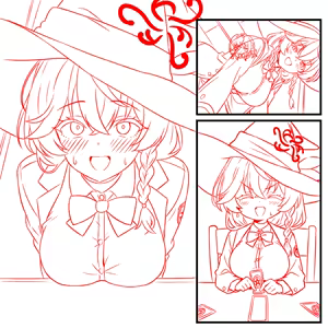 Page 4 of エリちゃんと先生の相性占い - preview thumbnail