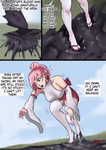 Page 4 of 被黏液玩弄的白丝巫女 White silk witch played with slime - preview thumbnail