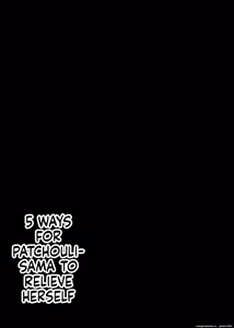 Page 3 of Patchouli-sama no Muramura o Hassan Suru Houhou 5-sen - preview thumbnail