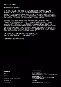 Page 3 of LIKE A BEAST (Neon Genesis Evangelion) [English] ==Strange Companions== - preview thumbnail
