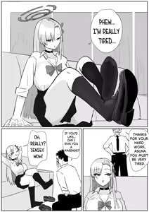 Asuna's Special Treat Socks — hentai manga cover on Fhentai