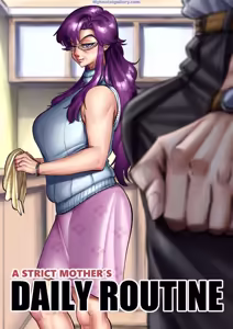 la estricta rutina diaria de una madre - hentai manga cover image