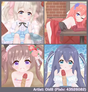 Lolis Hentai Animated GIFs by OldB — hentai manga cover on Fhentai