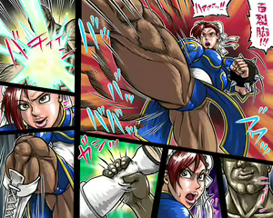 Page 8 of Haiboku! - Kakuge Onna!! 3 ~ Aoi Fuku no Kenpou Onna-hen - preview thumbnail