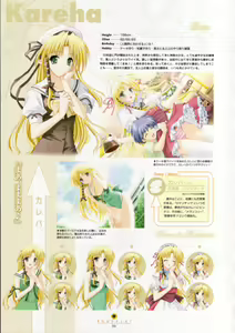 Page 56 of Shuffle! - Visual Fan Book - preview thumbnail