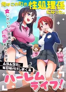 俺はこの町の性処理係になった。女しかいない田舎町で性欲を持て余すムラムラ穴に毎日種付けしまくるハーレムライフ！ — hentai manga cover on Fhentai