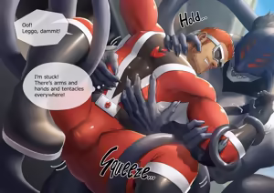 Red gets egg-layed by the monster - hentai manga cover image