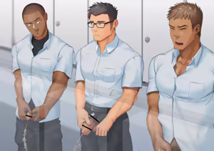 Page 8 of The man with glasses is unexpectedly big cocks - preview thumbnail