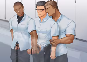 Page 10 of The man with glasses is unexpectedly big cocks - preview thumbnail