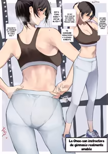 Gym no Yasashii Instructor no Onee-san ga Boku no koto o Kinikakete Kureru E｜La Amable Onee-san Instructora de Gimnasio Está Preocupada por Mi - hentai manga cover image