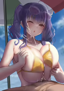 Page 2 of 水着ポーラズリ 射精差分 - preview thumbnail