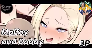 Malfoy and Dobby - hentai manga cover image