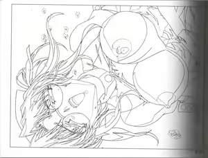 Page 56 of Kao no Nai Tsuki The Animetion Settei Shiryoushuu - preview thumbnail