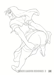 Page 56 of BLACK LAGOON HEROINES 3 - preview thumbnail