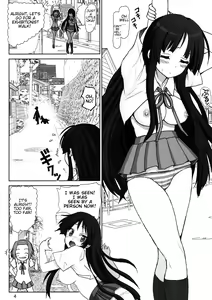 Page 4 of Mio-chan no Jakuten Kokufuku Daisakusen!! | The Master Plan to Conquer Mio's Fears! - preview thumbnail