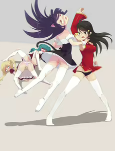 Page 3 of Fighting Stocking Girl - preview thumbnail