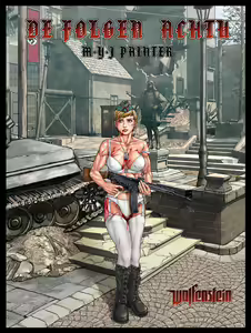 Page 24 of Nazi girl with STG-44 & bondage - preview thumbnail