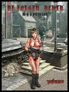 Page 25 of Nazi girl with STG-44 & bondage - preview thumbnail