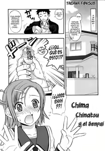 Chima, Chinatsu Y el Senpai - hentai manga cover image