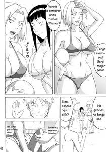 Page 3 of Tsunade no Insuiyoku | Tsunade's Obscene Beach - preview thumbnail