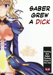 Saber ni Chinko ga Haeru Hon | Saber Grew a Dick — hentai manga cover on Fhentai