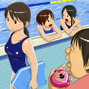 School Mizugi ☆ Kousoku Tsuushin — hentai manga cover on Fhentai