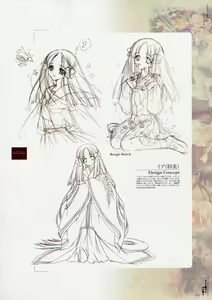 Page 176 of Yami to Boushi to Hon no Tabibito Visual Fanbook - preview thumbnail