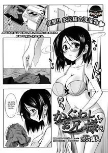 Kaguwashi Onii-sama | A cargo de la lavanderia de Onii-sama - hentai manga cover image