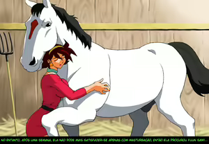 Page 3 of Uma to Yokkyuu Fuman Tsuma | Frustração Sexual e O Cavalo (decensored) - preview thumbnail