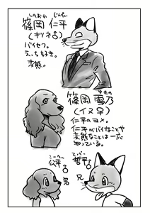 Page 2 of Kitsune Otoko to Inu Yome no Yoru no Seikatsu. Ato Shussan. - preview thumbnail