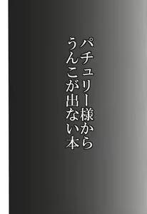 Page 3 of Patchouli-sama kara Unko ga Denai Hon - preview thumbnail