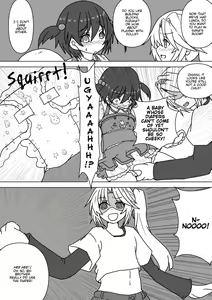 Page 17 of Mei to Omutsu to Imouto ni Sareta Boku | My Niece, Diaper, and I Became a Little Sister - preview thumbnail
