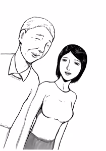 Page 3 of Ai suru Otto to Sanpo suru Hitozuma e Mukerareru Yokoshima na Shisen - preview thumbnail