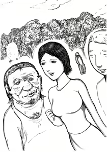 Page 40 of Ai suru Otto to Sanpo suru Hitozuma e Mukerareru Yokoshima na Shisen - preview thumbnail