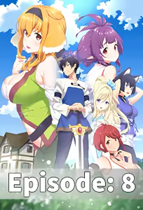 Isekai Meikyuu de Harem wo 8 — hentai manga cover on Fhentai