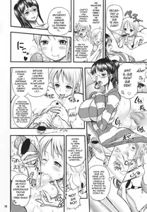 Page 9 of Midarezaki Joshuu Kaizoku 2 -Robin to Nami no Love Love Mitsu Shibori hen- - preview thumbnail
