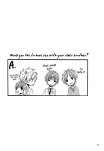 Page 3 of Buraroma - Brother Roman - H na Onii-san wa Suki desu ka?? (decensored) - preview thumbnail
