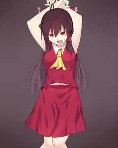 Page 10 of Omorashi Reimu-chan - preview thumbnail