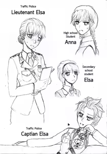Elsa 's Police Station (Frozen) (Ongoing) Thai ver. - hentai manga cover image
